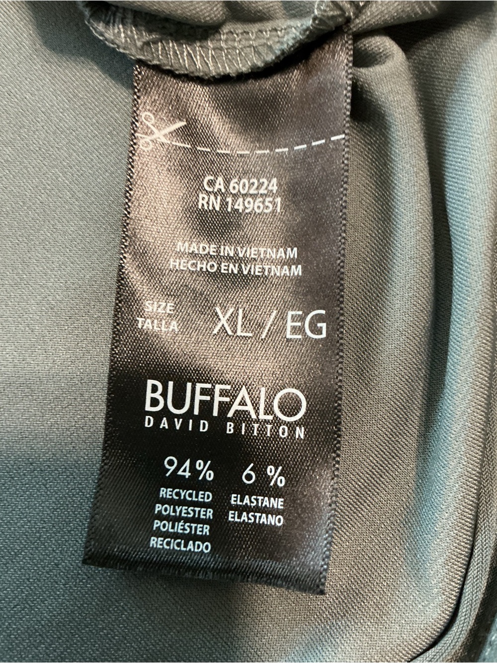 Buffalo David Bitton Gray Crewneck Cap Sleeve Blouse - Picture 7 of 10